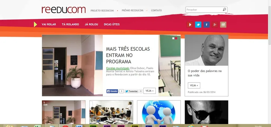 Reeducom — o site do programa