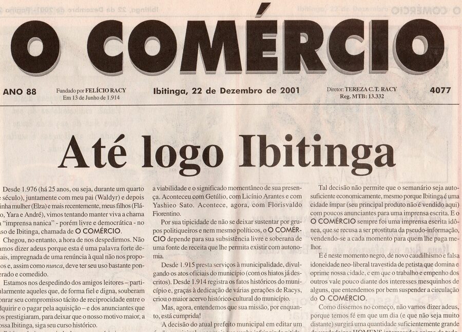 O jornal da família